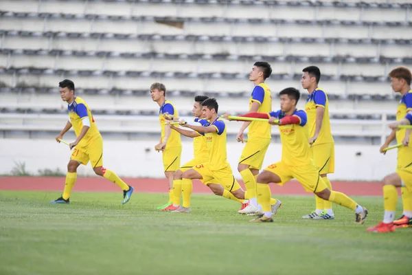 Buriram Thailand Juni 2019 Spelers Van Vietnam Actie Tijdens Training — Stockfoto