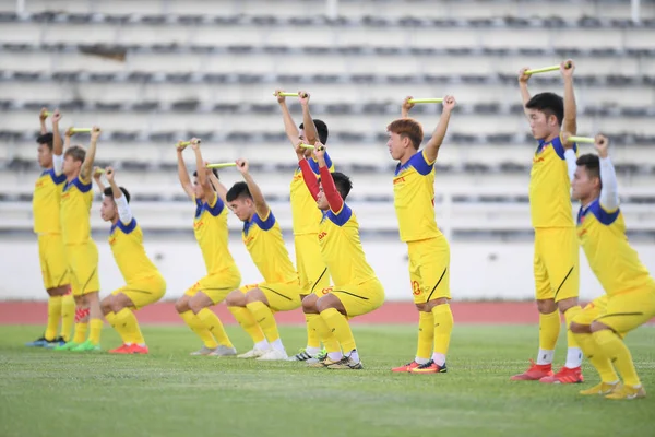 Buriram Thailand Juni 2019 Spelers Van Vietnam Actie Tijdens Training — Stockfoto