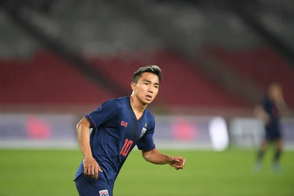 자카르타 인도네시아 Sep 2019 Chanathip Songkrasin Player Thailand Action Match — 스톡 사진