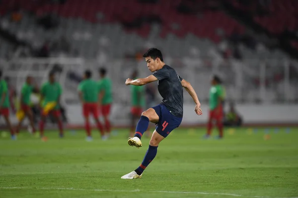 Jacarta Indonésia Setembro 2019 Manuel Tom Bihr Jogador Tailândia Ação — Fotografia de Stock