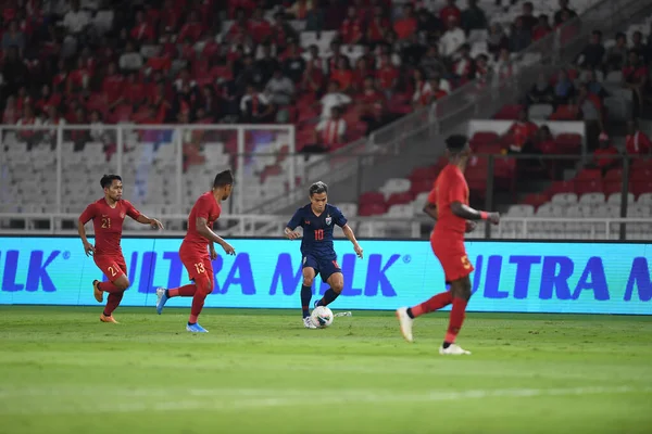 Jakarta Indonesia Sep 2019 Chanathip Songkrasin Player Thailand Action Match — Stock Photo, Image
