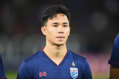 Pathumthani Tayland 5 Eylül 2019: 2022 Dünya Kupası elemeleri sırasında Thammasat Stadyumu 'nda Vietnam' a karşı oynayanlar 