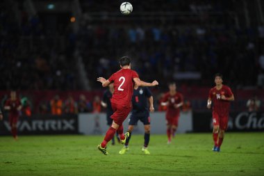 Pathumthani Thailand 5 Eylül 2019: Thammasat Stadyumu 'nda Vietnam' a karşı 2022 Dünya Kupası elemeleri sırasında Vietnam 'ın 2. 