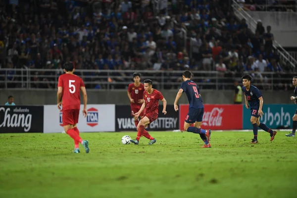 Pathumthani Tailandia Sep 2019 Colgar Estiércol Jugador Vietnam Acción Durante — Foto de Stock