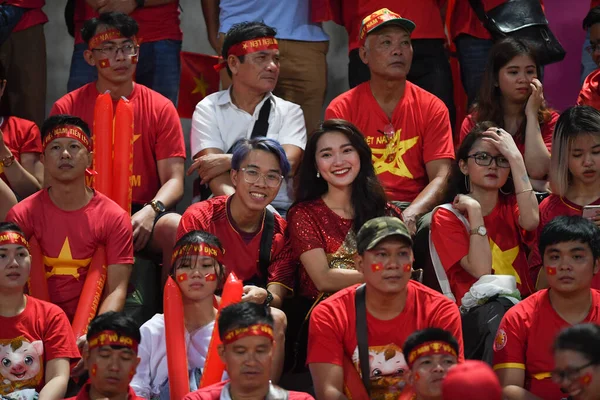 Pathumthani Thailand Sep 2019 Niet Geïdentificeerde Fan Van Vietnam Actie — Stockfoto