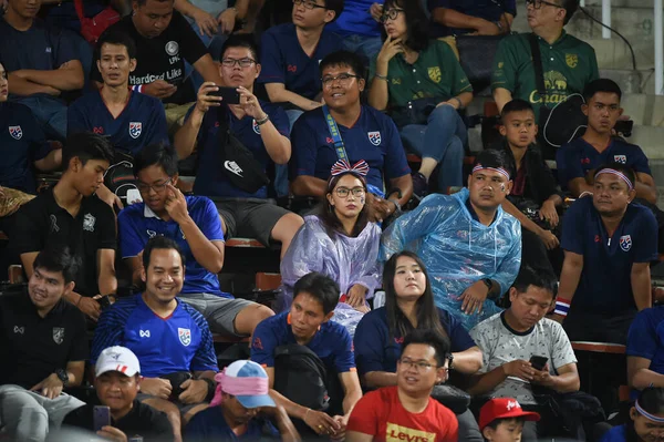 Pathumthani Thailand Sep 2019 Oidentifierat Fan Thailand Aktion Match Kvalet — Stockfoto