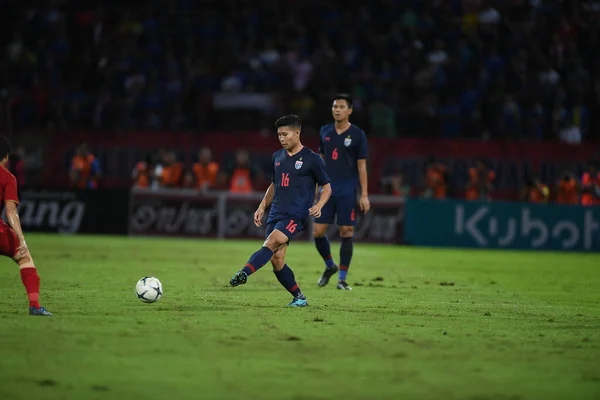 Pathumthani Tailandia Sep 2019 Phitiwat Sukjitthamakul Jugador Tailandia Acción Durante — Foto de Stock