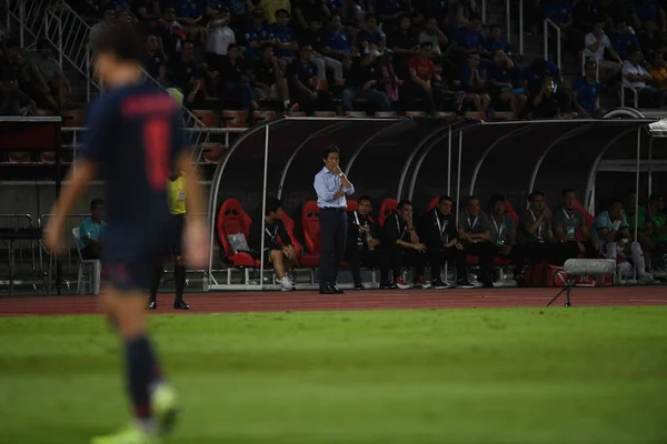 Pathumthani Tayland Eylül 2019 Akira Nishino Dünya Kupası Elemeleri Sırasında — Stok fotoğraf