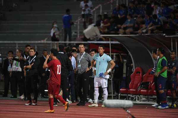 Pathumthani Tailândia Set 2019 Jogadores Thvania Ação Durante Eliminatórias Para — Fotografia de Stock