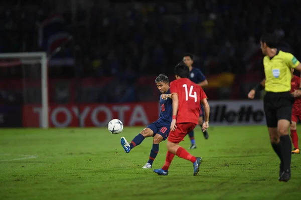 Pathumthani Thailand Sep 2019 Chanathip Songkrasin Player Thailand Action Match — Stock Photo, Image