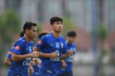 Bangkok Tayland 30 Mayıs 2019: Tayland 'da düzenlenen turnuvanın kral kupası 2019 turnuvası öncesinde Tanaboon Kesarat oynuyordu. 