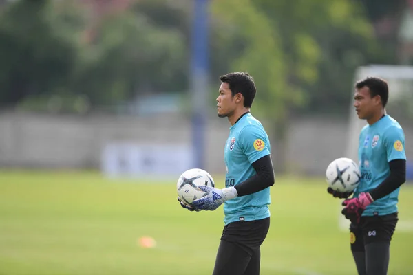 Bangkok Thailand May 2019 Kawin Thammasatchanan Player Thailand Action Training — Stock Photo, Image