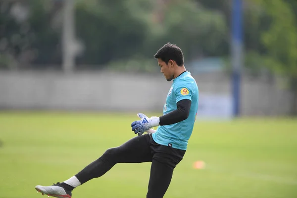 Bangkok Thailand May 2019 Kawin Thammasatchanan Player Thailand Action Training — Stock Photo, Image