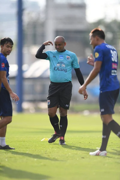 Bangkok Tailândia Maio 2019 Choktawee Promrat Staff Coach Tailândia Ação — Fotografia de Stock