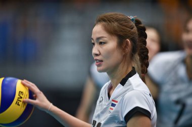 Kualumpur-Malezya-27 Ağustos 2017: Tayland, Malezya 'daki Mitec, Malezya' da düzenlenen 29.