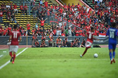 Shah alam, Malezya, 15 Ağustos 2017: Tayland ile Malezya 'nın Şah Alam Stadyumu' nda 28.