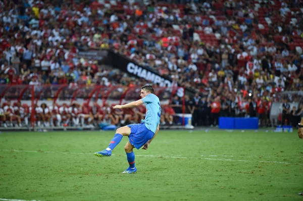 Kallang Singapore 26Jul2018 Borja Garces Atleticoマドリードの選手 シンガポールの国立競技場で行われたAtletico Madridでの武器庫間のIcc2018 — ストック写真