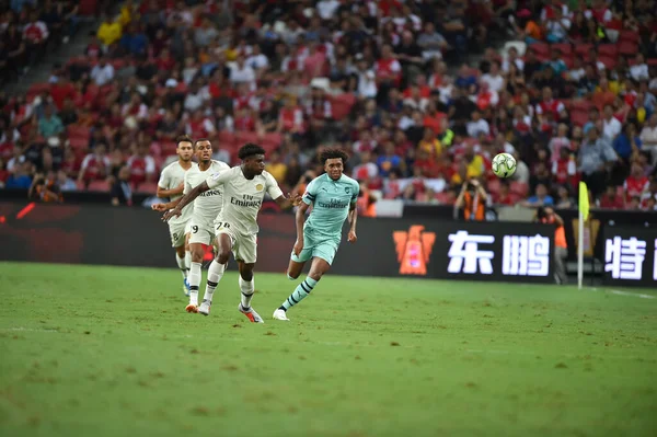 Kallang Singapore Jul 2018 Alex Iwobi Jugador Arsenal Acción Durante — Foto de Stock