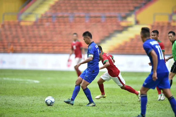 2017年8月15日マレーシア シャー アラム チェンループ サンファディタイ代表選手 Seagames 28でマレーシアのシャー アラム スタジアムでインドネシア戦に出場 — ストック写真