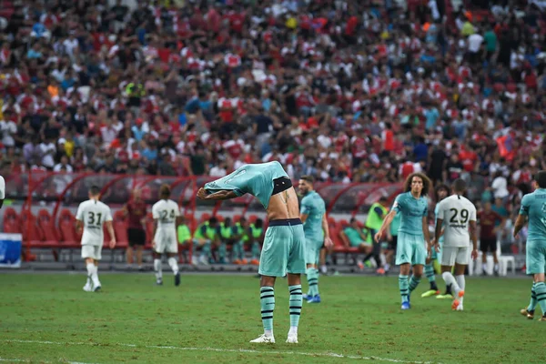 Kallang Singapore Jul 2018 Pierre Emerick Aubameyang Speler Van Het — Stockfoto