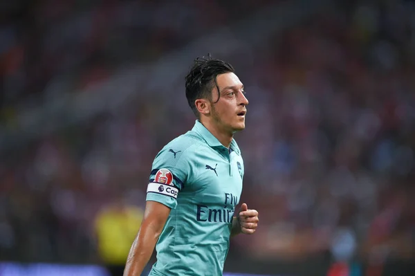 Kallang Singapore Jul 2018 Mesut Ozil Player Arsual Action Icc2018 — 스톡 사진