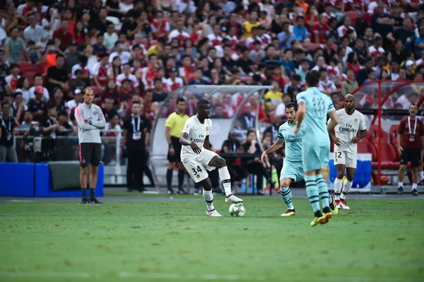 Kallang Singapore 28Jul2018 Stanley Nsoki Speler Van Psg Actie Tijdens — Stockfoto