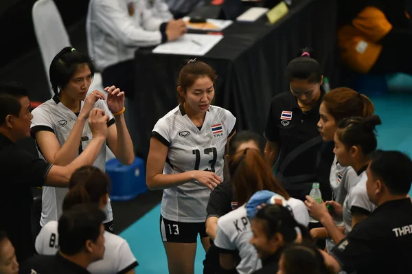 Kualumpur Malezya Ağustos 2017 Tayland Malezya Düzenlenen Kadın Voleybol Müsabakaları — Stok fotoğraf