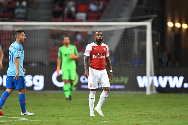 Kallang Singapore Jul 2018 Alexandre Lacazette Jugador Arsenal Acción Durante — Foto de Stock