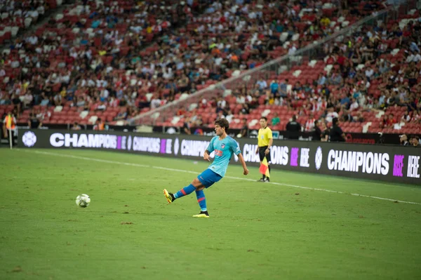 Kallang Singapore 26Jul2018 Roberto Olabe Jugador Del Atlético Madrid Acción —  Fotos de Stock