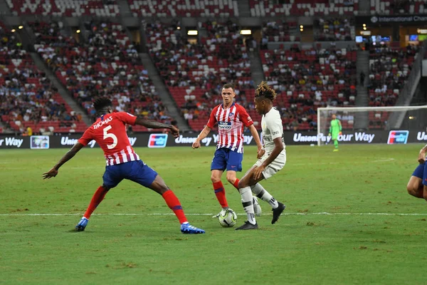 Kallang Singapore 30Jul2018 Christopher Nkunku Jogador Psg Ação Durante Icc2018 — Fotografia de Stock