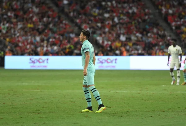 Kallang Singapore Jul 2018 Mesut Ozil Jugador Arsenal Acción Durante —  Fotos de Stock