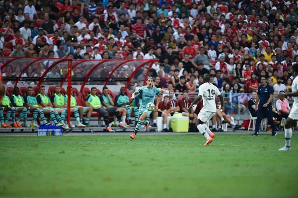 Kallang Singapore Jul 2018 Hector Bellerin Jogador Arsenal Ação Durante — Fotografia de Stock