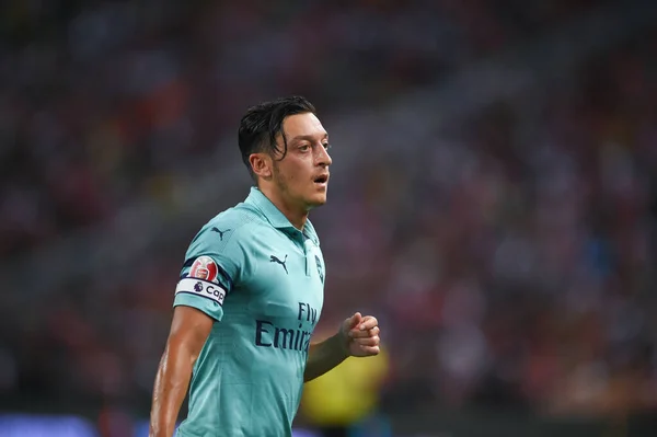 Kallang Singapore Jul 2018 Mesut Ozil Player Arsual Action Icc2018 — 스톡 사진