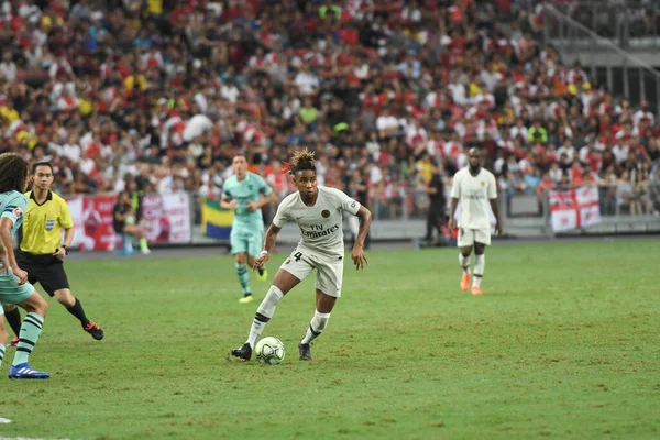 Kallang Singapore Jul 2018 Christopher Nkunku Jugador Psg Acción Durante —  Fotos de Stock