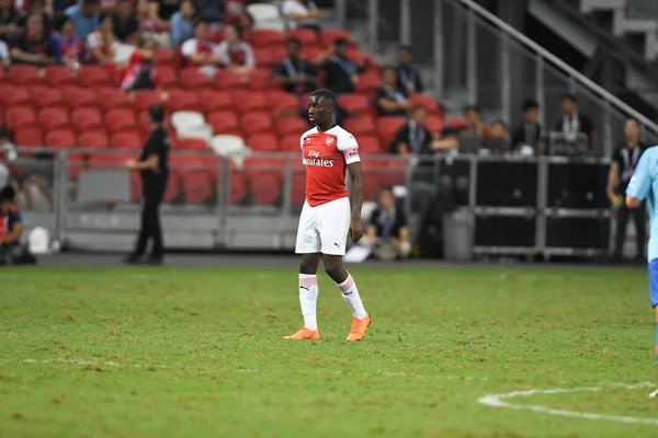 Kallang Singapore Jul 2018 Jordi Osei Tutu Jugador Arsenal Acción — Foto de Stock