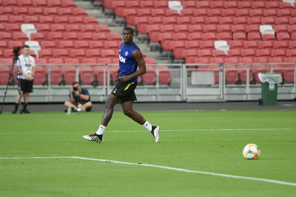 Kallang Singapur Julio 2019 Paul Pogba Jugador Manchester Utd Acción — Foto de Stock