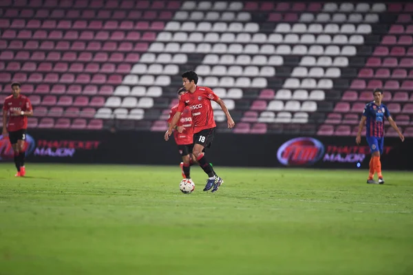 Nonthaburi Tajlandia 23Th Luty 2021 Veerathep Pomphan Gracz Scg Muangthong — Zdjęcie stockowe