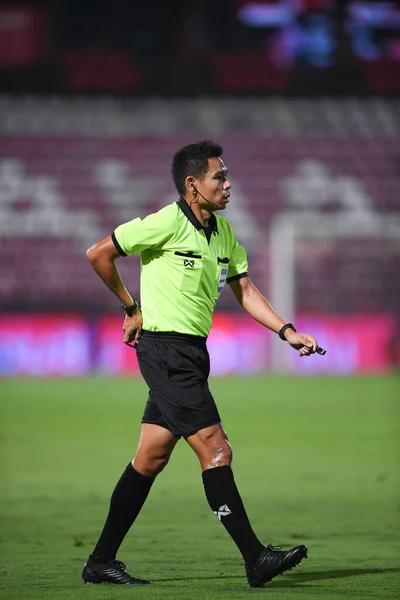 Nonthaburi Thailand 23Th February 2021 Siwakorn Udom Fifa Referee Action — стокове фото