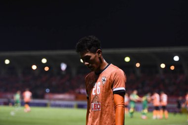 Chiangrai-Tayland-FEB 18,2020: CHAIWAT BURAN # 26 Chiangrai uted in action during afc 2020 between chiangrai utd against Pekin guoan fc at United stadium, chiangrai, thailand