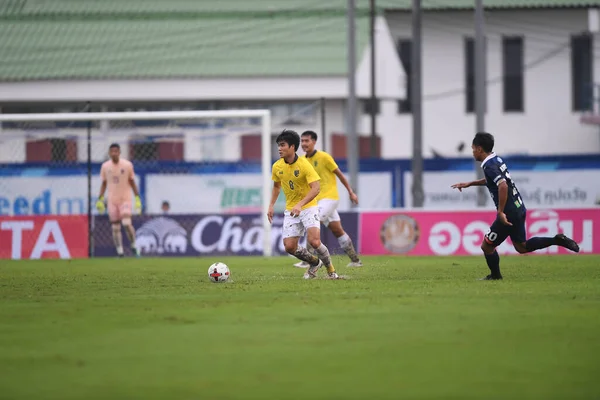 Nakhonpathom Thailand Okt 2020 Peeradol Chamratsamee Spelare Thailand Aktion Vänskaplig — Stockfoto