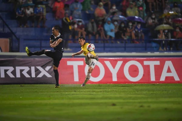 Nakhonpathom Thailand Oct 2020 Panupong Polsa Jugador Tailandia Acción Durante — Foto de Stock