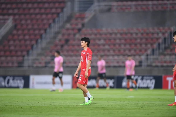 Prathumthani Thailand Apr 2021 Panupong Polsa Player Chonburi Action Cup — 스톡 사진