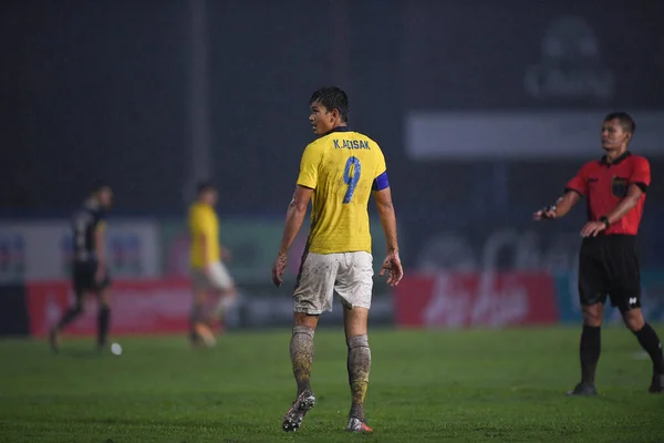 Nakhonpathom Thailand Oct 2020 Adisak Kraisorn Player Thailand Action Friendly — Stock Photo, Image