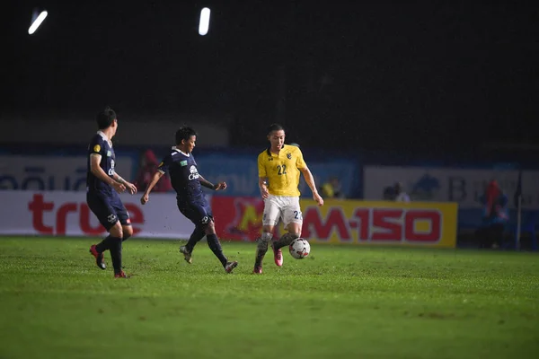 Nakhonpathom Thailand Oct 2020 Pathompol Chareounrattanapirom Player Thailand Action Friendly — Stock Photo, Image