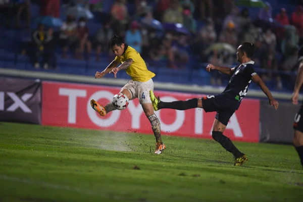 Nakhonpathom Thailand Oct 2020 Suppanan Burirat Player Thailand Action Friendly — Stock Photo, Image