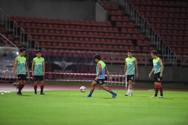 Pathumthani Thailand Oct 2020 Jogador Banguecoque Verdadeiro Durante Thaileague 2020 — Fotografia de Stock