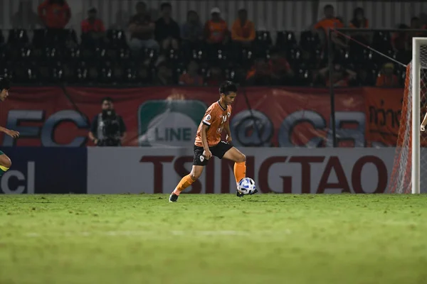 Chiangrai Thailand Feb 2020 Sanukran Thinjom Player Chiangrai Utd Action — Stock Photo, Image