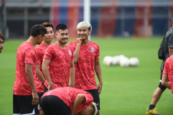 Jan 2020 Janerob Sampaodee Player Port Training Official Afc Champion — 图库照片