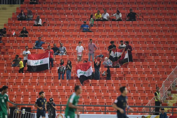 Bangkok Thailand Jan 2020 Unidentified Fan Thailand Afc U23 Championship — Stock Photo, Image