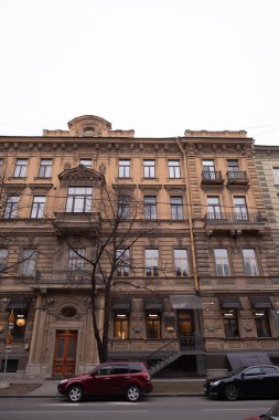 SAINT PETERSBURG, RUSSIA - 1 Aralık 2018: SAINT PETERSBURG, RUSYA 'DA Mimarlık